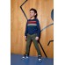 B.Nosy Boys sweater with frotte stripe navy Y209-6363